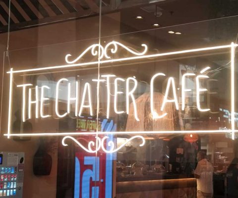 Neon Led Chatter Cafe