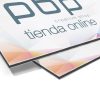Dibond aluminio blanco impresion sobre rígido con tintas a todo color uv