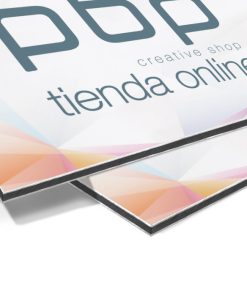 Dibond aluminio blanco impresion sobre rígido con tintas a todo color uv