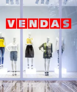 Vinilo Vendas Cubos Montaje en escaparate