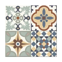 Cenefa Decorativa Vinilo Motivo Azulejo Vintage