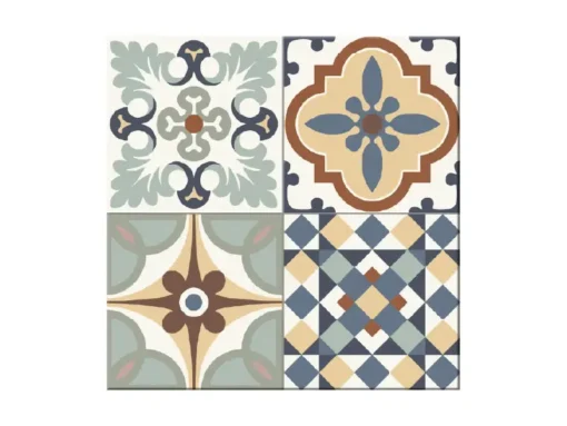 Cenefa Decorativa Vinilo Motivo Azulejo Vintage