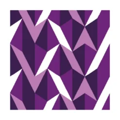 Cenefa Decorativa Vinilo Geométrico Morado Abstracto