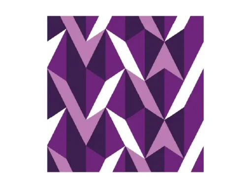 Cenefa Decorativa Vinilo Geométrico Morado Abstracto