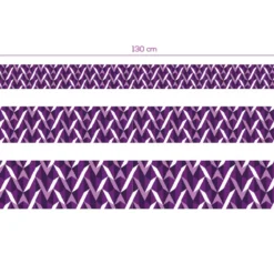 Cenefa Decorativa Vinilo Geométrico Morado Abstracto medidas