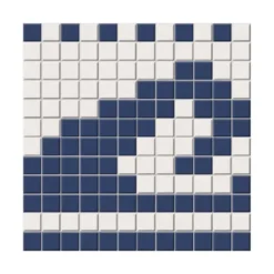 Cenefa Decorativa Vinilo Olas de Mosaico Griego