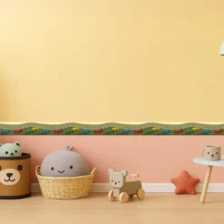 Cenefa Decorativa Infantil Vinilo coches de carreras habitación