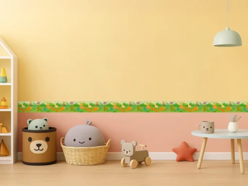 Cenefa Decorativa Infantil Vinilo Dinosaurios habitacion