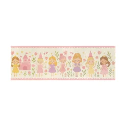 Cenefa Decorativa Infantil Vinilo Hadas y Princesas
