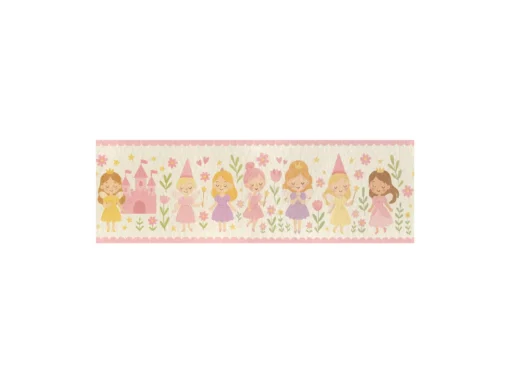 Cenefa Decorativa Infantil Vinilo Hadas y Princesas