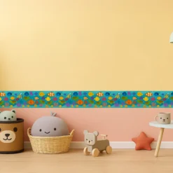 Cenefa Decorativa Infantil Vinilo Pececitos habitacion