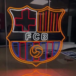 Neon LED FC Barcelona Detalle