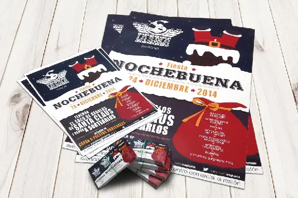 Diseño Gráfico por horas, diseño de toda la cartelería para promoción de fiestas