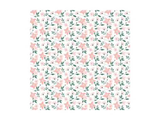 Papel pintado autoadhesivo Flores Cerezo Rosa, motivo del diseño