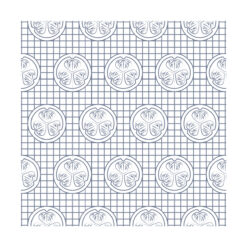 Papel pintado autoadhesivo Japonés Medallón, motivo del diseño