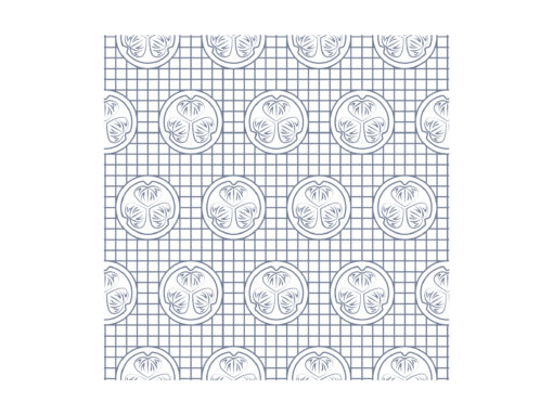 Papel pintado autoadhesivo Japonés Medallón, motivo del diseño